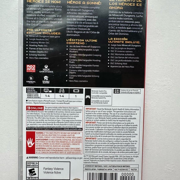 Minecraft Dungeons Ultimate Edition for Nintendo Switch - Multicolor - Picture 3 of 3